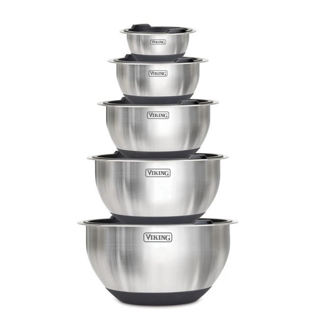 Viking 10-Piece Stainless Steel Mixing, Prep and Serving Bowl Set - Sam's Club