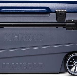 Igloo Maxcold Glide 110Qt Wheeled Cooler | Insulated Hard Shell Ice Chest