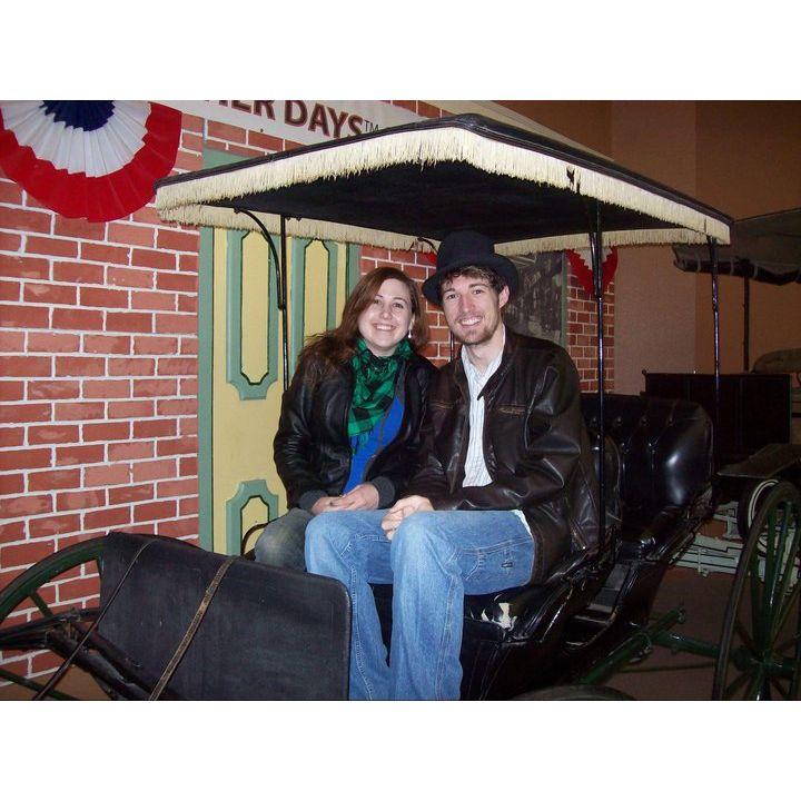 Visiting a museum on my first trip to Wyoming sometime 2011.