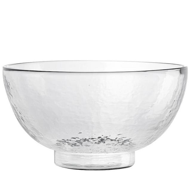Hammered Glass Serving Bowl - Large