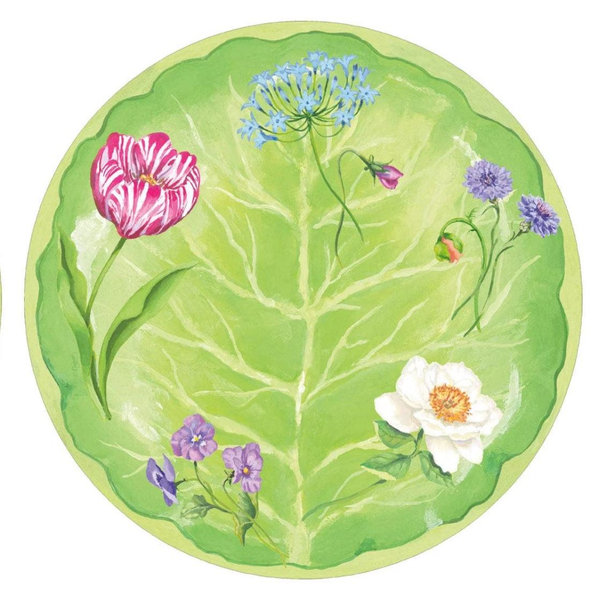 Floral Majolica Placemats - 1 Each