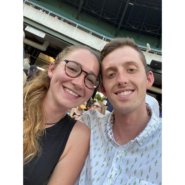 A picture of us supporting the Bees