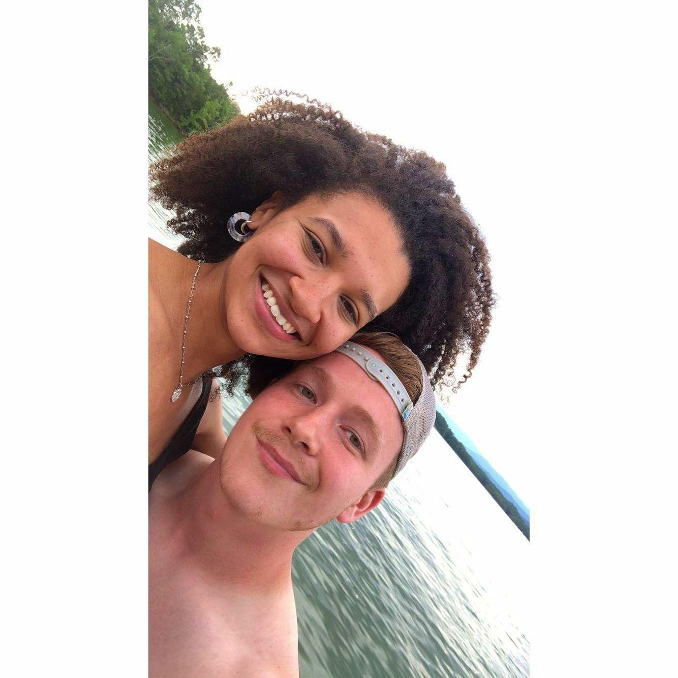 Mark's 19th birthday. Boating on Douglas Lake⛵️