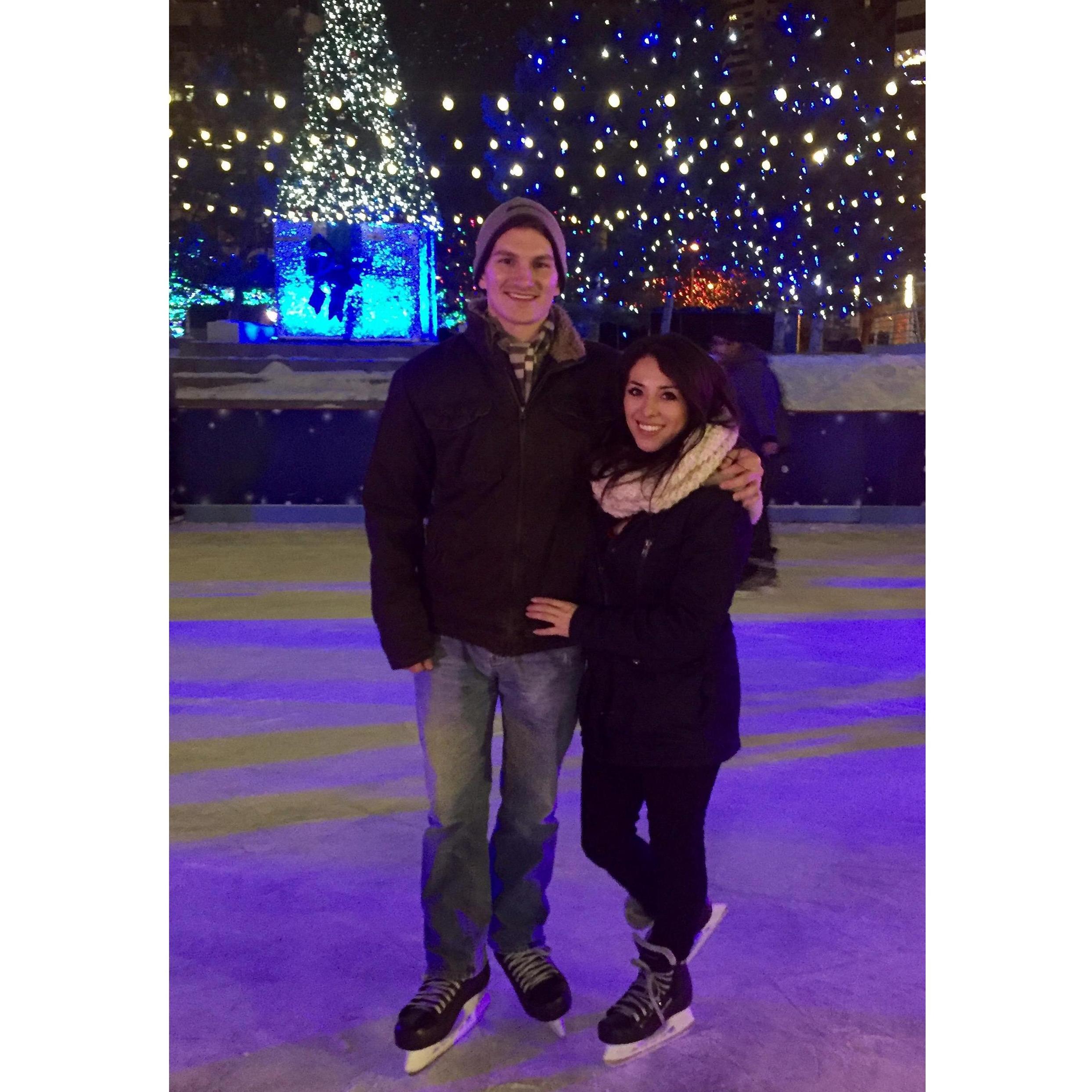Ice skating downtown
Denver 2016