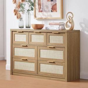 Dearbhaile 47" W 7 - Drawer Dresser - Natural Oak
