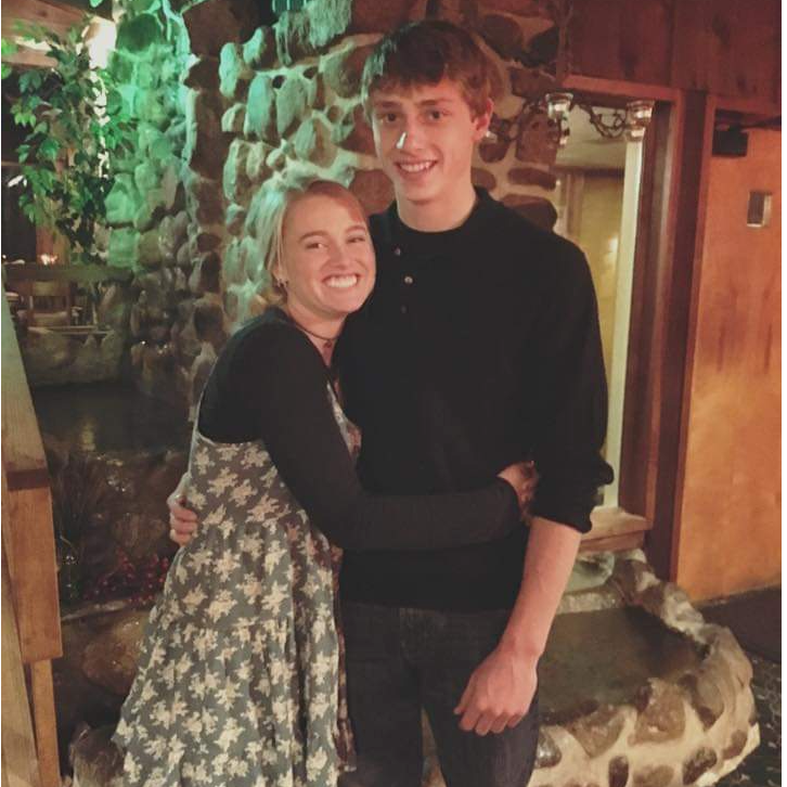 Celebrating Cayla's 16th birthday! We had only been dating for about 2 months.