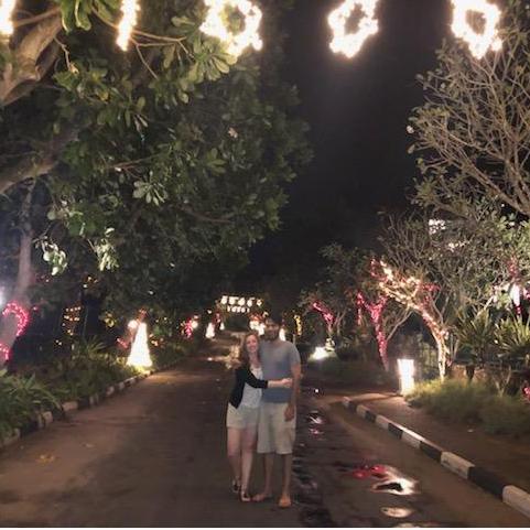 In Sri Lanka on vacation with Udai's family