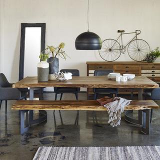 Large Bent Dining Table