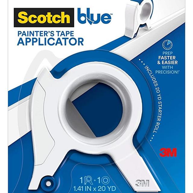 ScotchBlue Painter's Tape Applicator, Blue, with 1 Starter Roll 1.41 in. x 20 yd.
