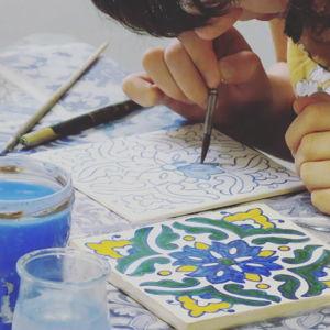 Tile Painting Workshop