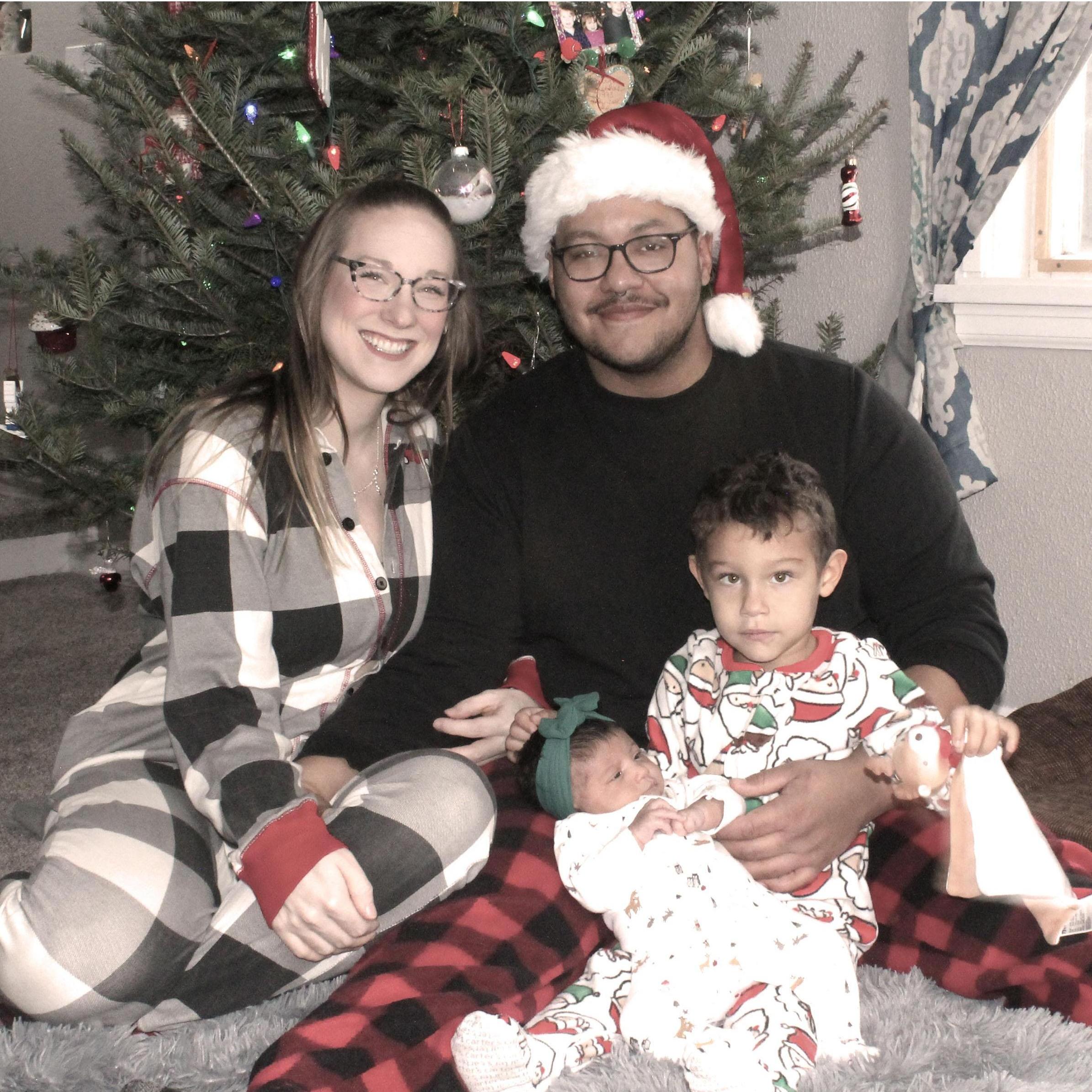 Our first holiday season as a family of four! Christmas 2021