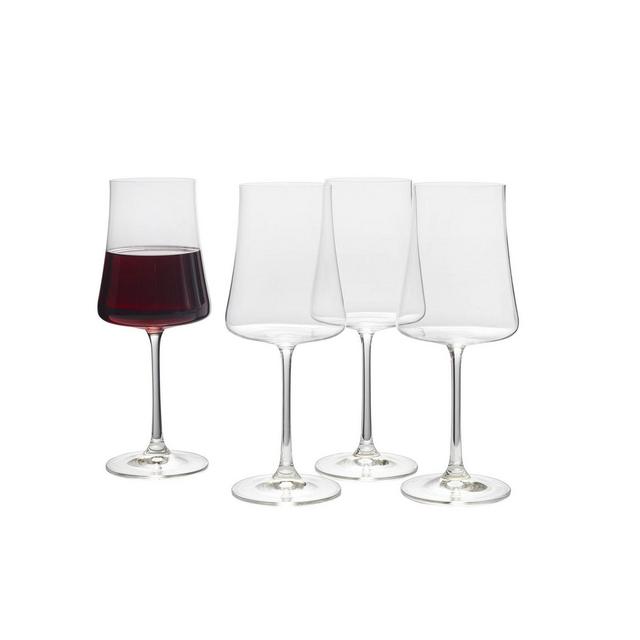 Mikasa Aline Red Wine Glasses Set of 4, 18 oz