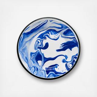 Swirl Enamelware Salad Plate, Set of 4