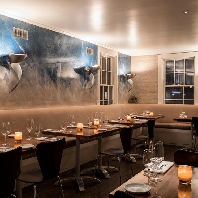 Dinner on Mini Honeymoon on Nantucket