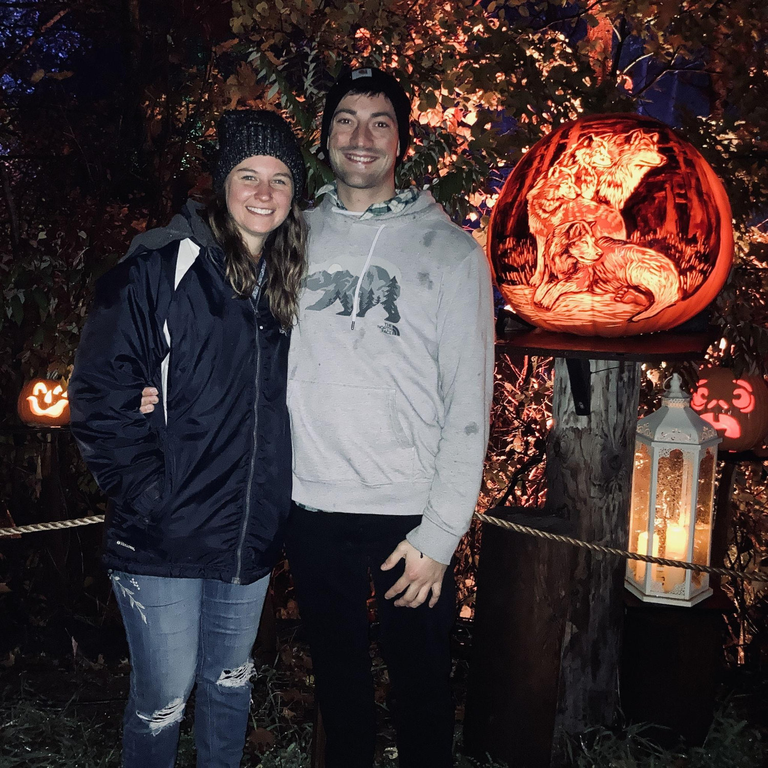 We sighted wolves painted on pumpkins at a MN Zoo Event!