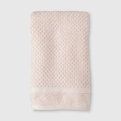 Performance Texture Hand Towel Blush Pink - Threshold™
