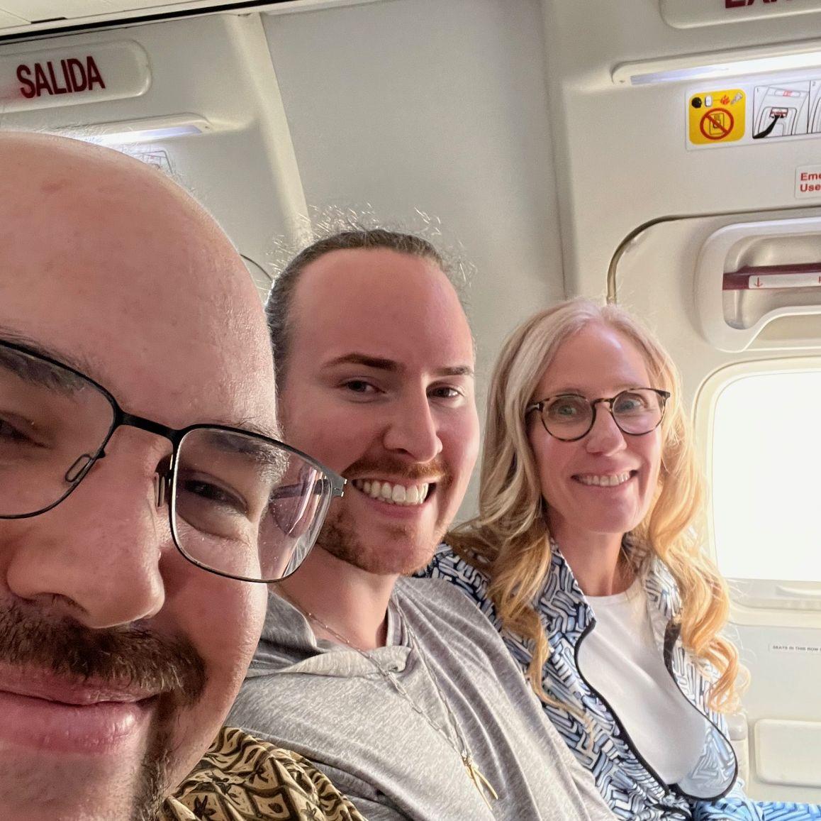 Flying to Indiana with Tyler's Mom