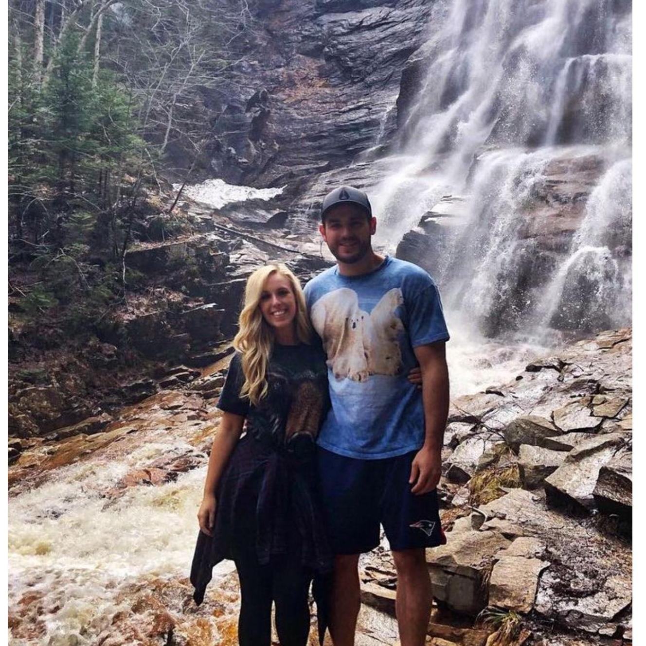 Arethusa Falls in NH. Where we first said " I Love you!"
