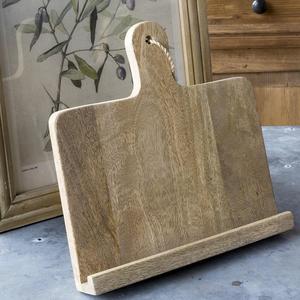 Wood Horizontal Cookbook Holder / Easel