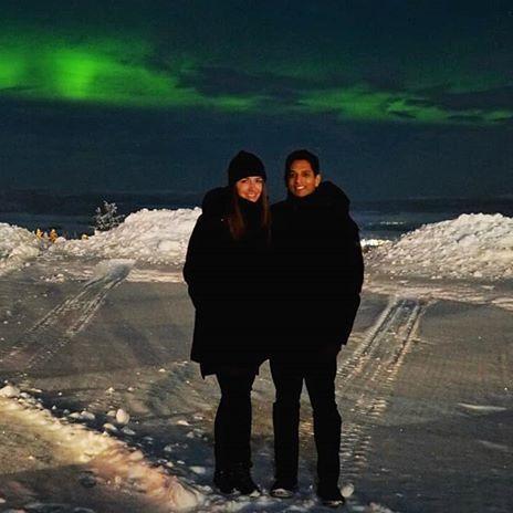 In Winter 2017 the couple traveled to the arctic circle to fine tune their ice driving skills