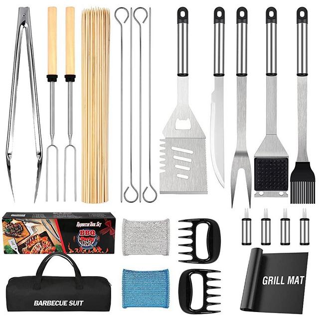 136 PCS Griddle Accessories Kit for Blackstone Camp Chef BBQ,Flat Top Grill  Accessories with Basting Cover,Professional Grilling Gift for Men and