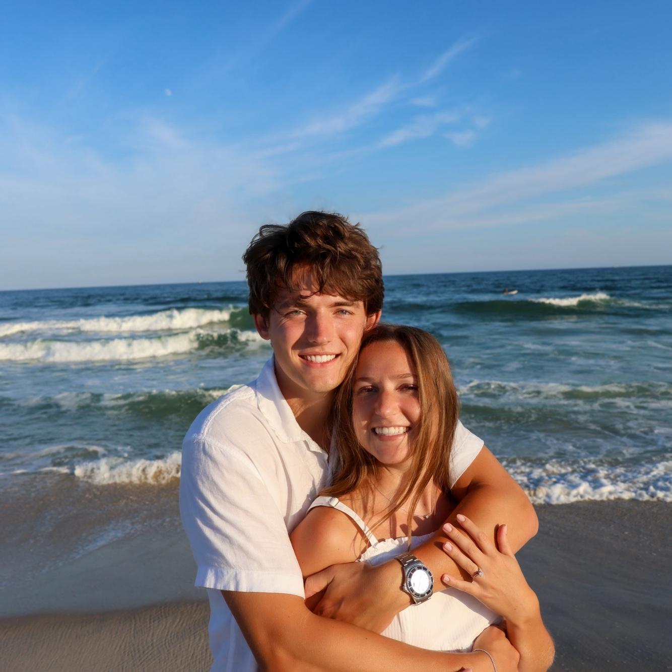 When we got engaged!