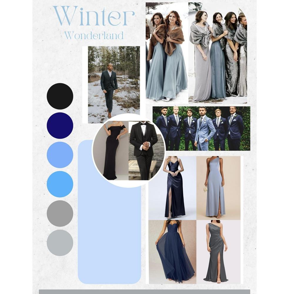 navy blue dress for baby girl Winter Formal Dresses – Camille La Vie main image 1