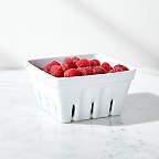 Berry Box White Colander