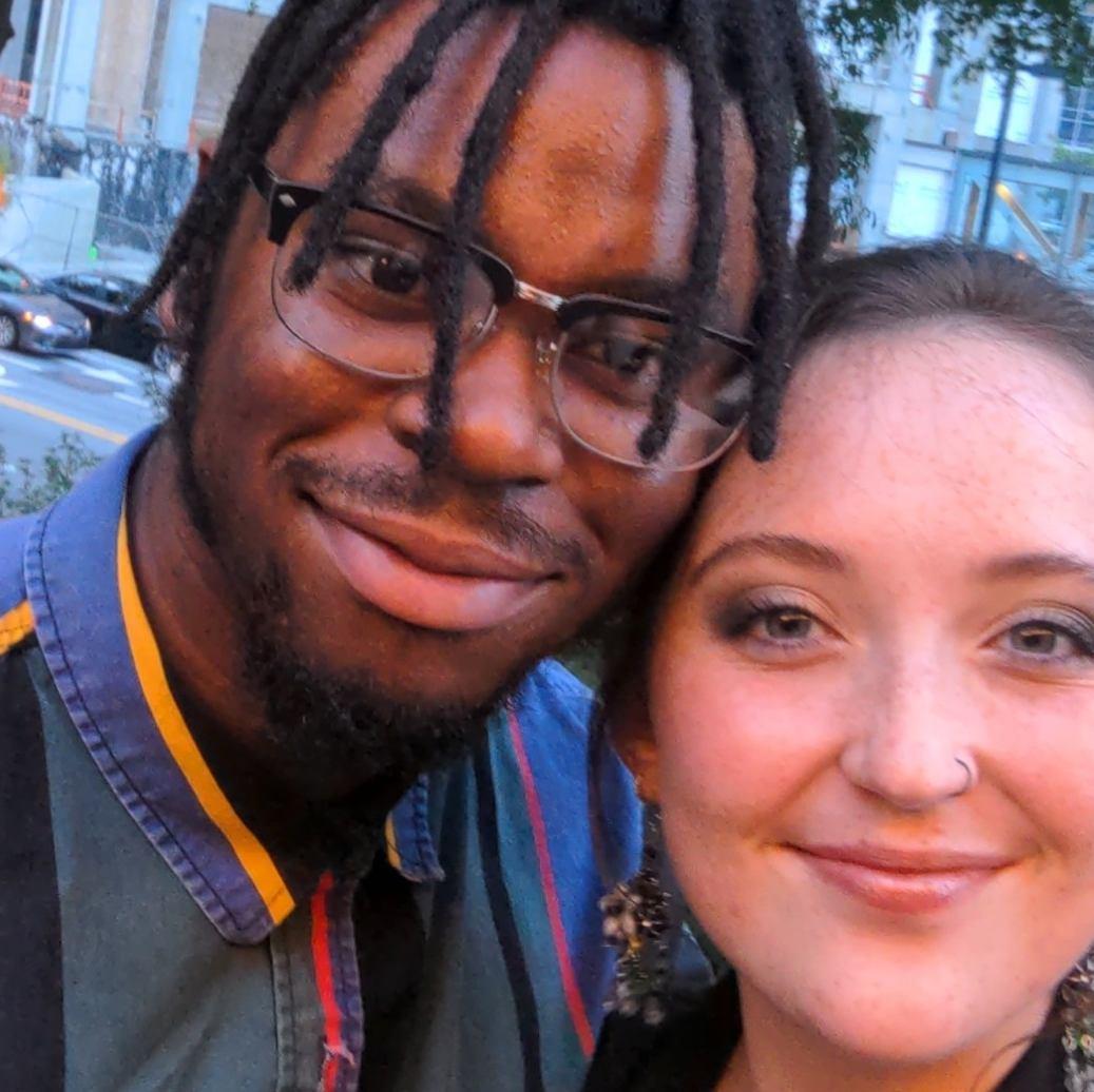 Date at an art show in ATL