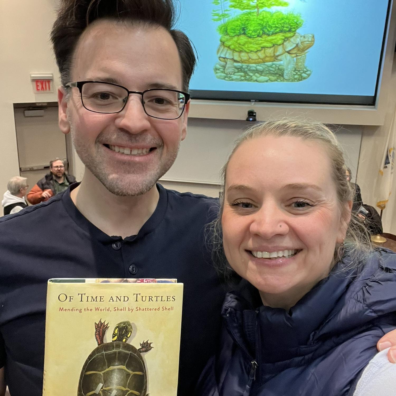 Meeting our author hero and animal conservationist Sy Montgomery!!