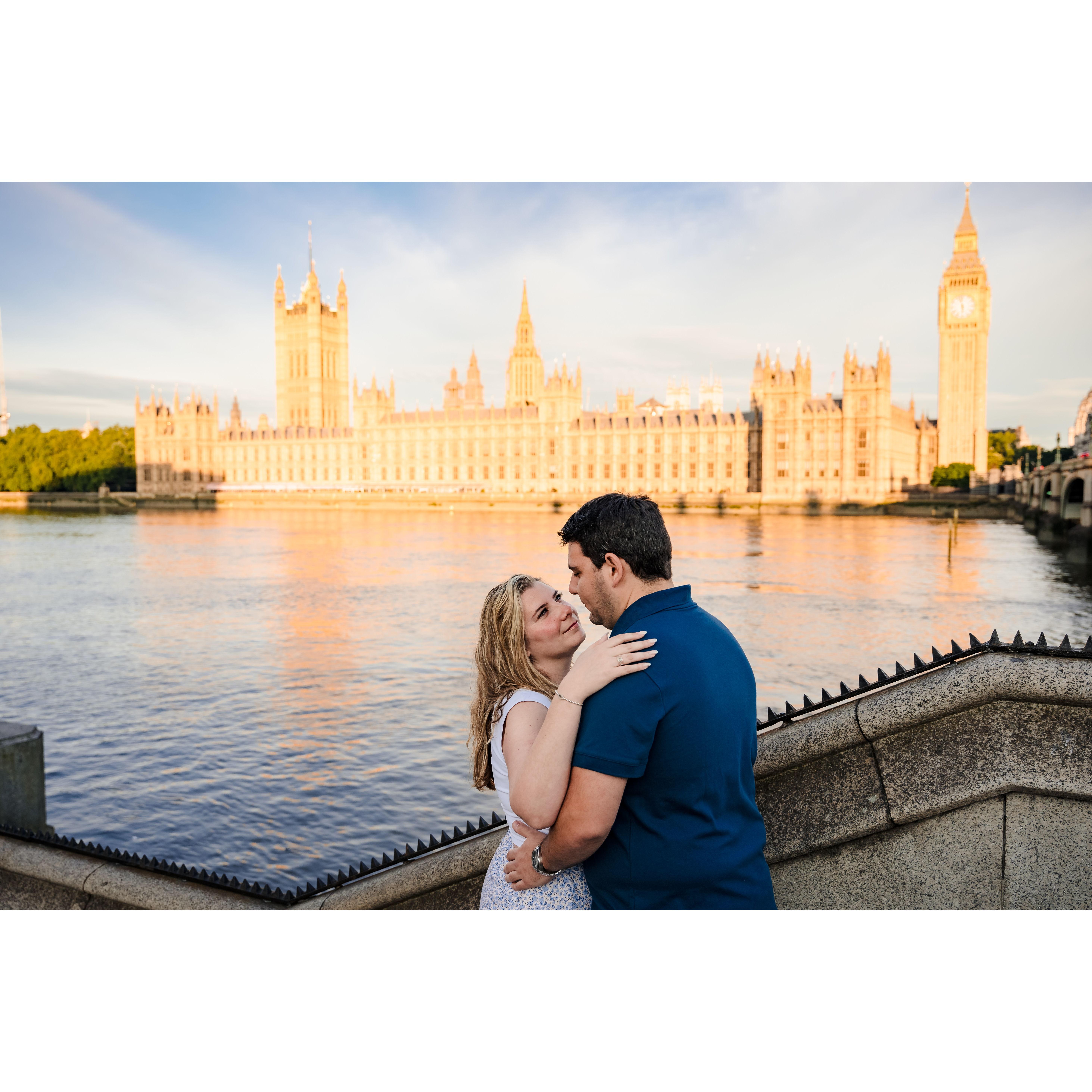 “London whispered secrets to us as we walked hand in hand by the Thames—every step a promise, every glance a vow.”
