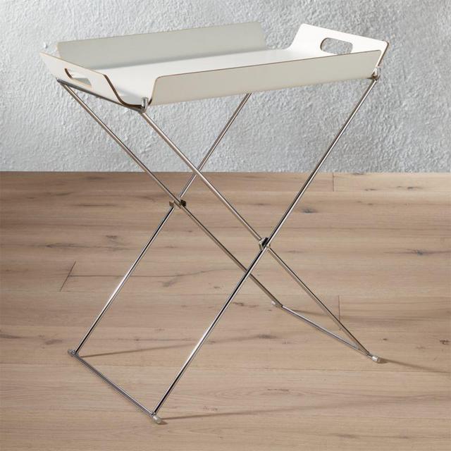 formosa white tray table