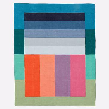 Margo Selby Stripe Block Rug, 3' x 5'