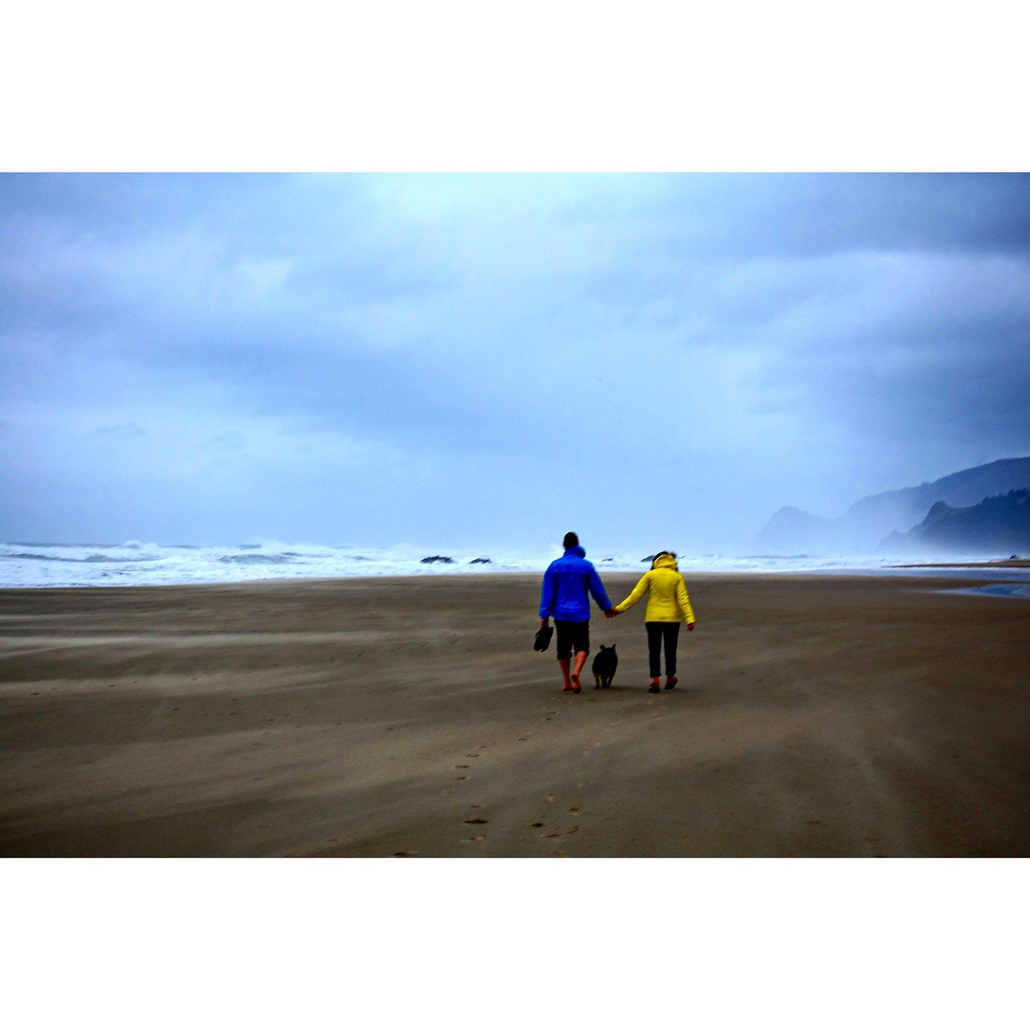 When a random women sent me photos she took of us on the beach in OR.