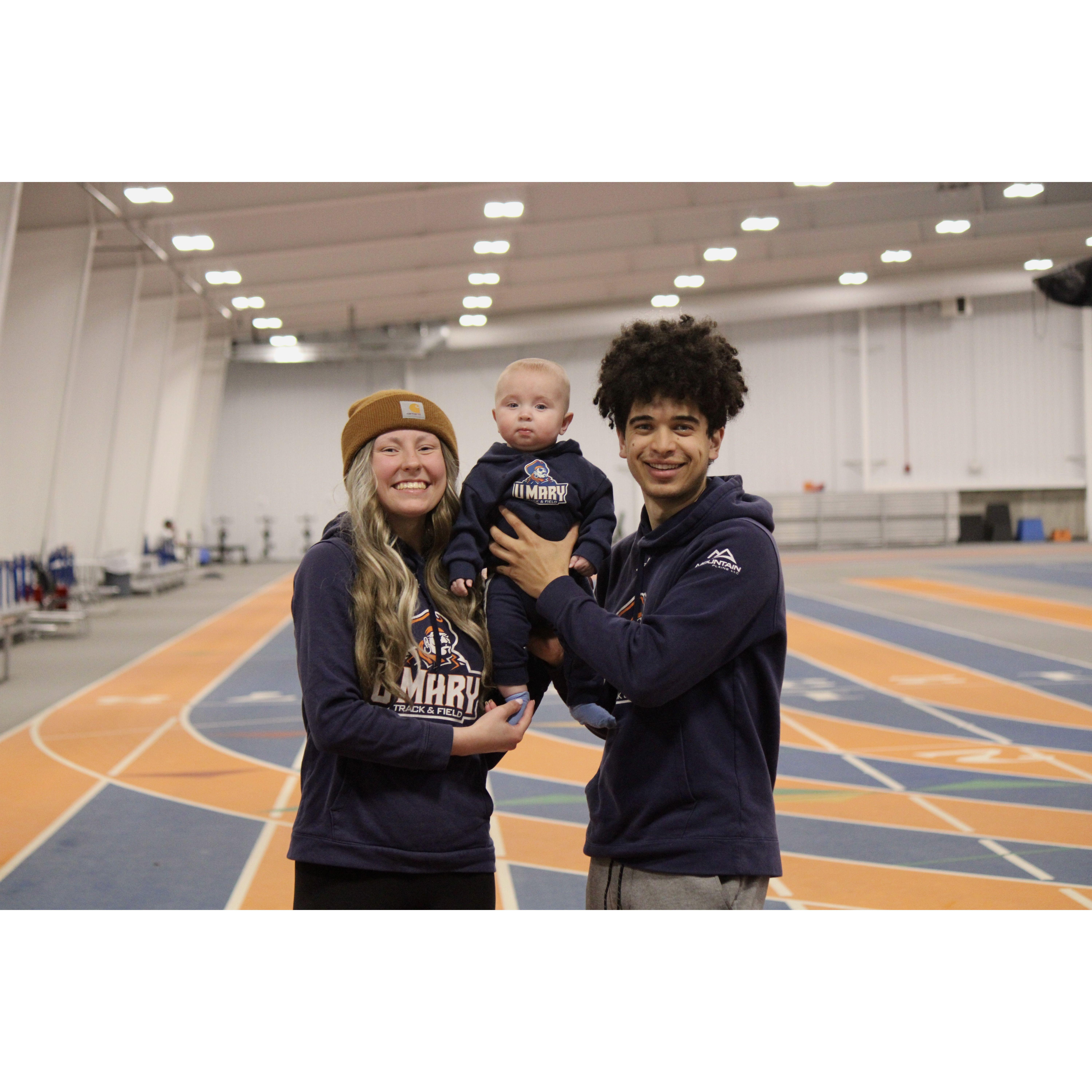 Family photos at the track...