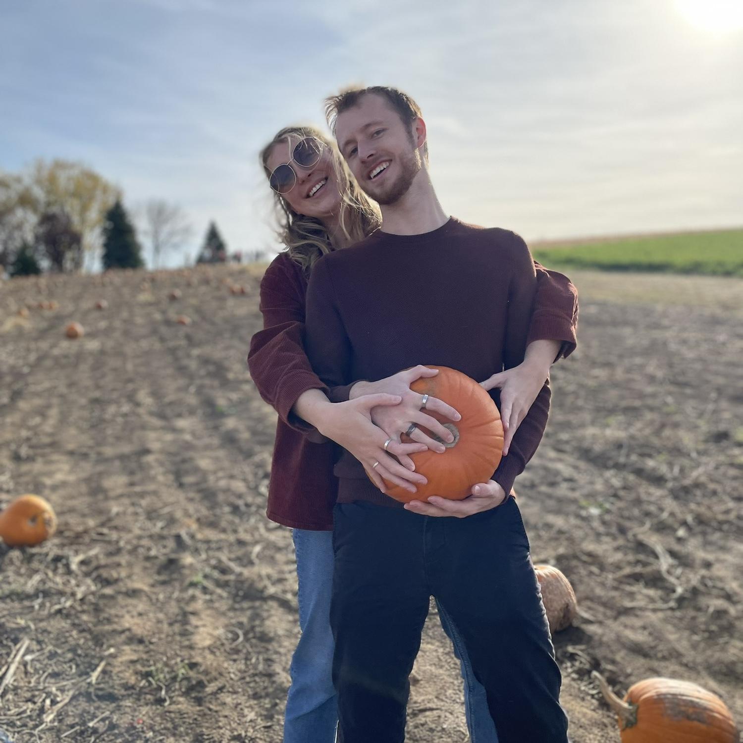 Pumpkin patch with the Sheehans