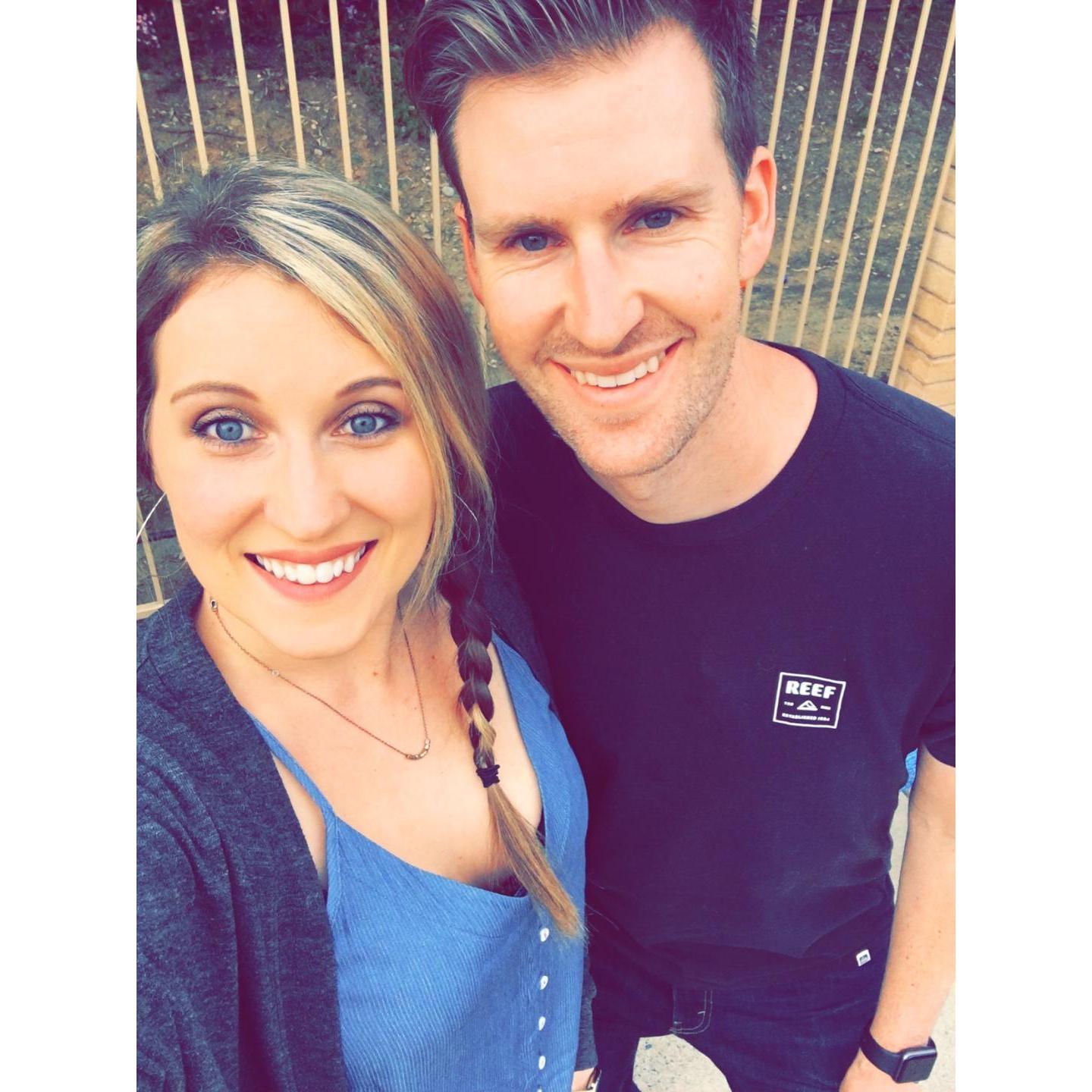 Our first picture together.