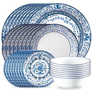Corelle Portofino 32-Pc Dinnerware | Lightweight & Durable
