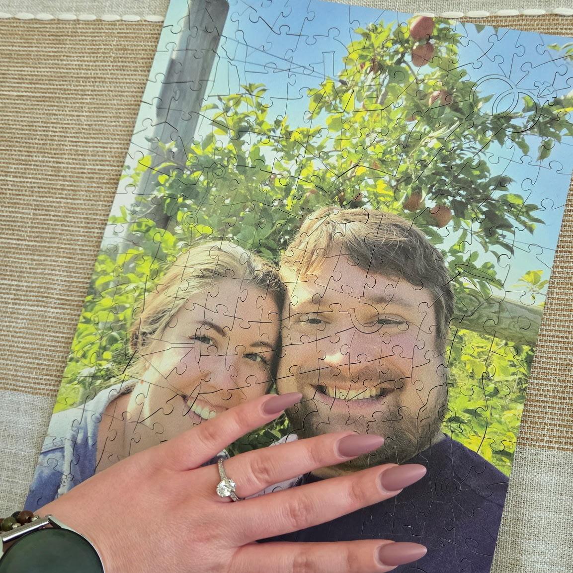 The infamous engagement puzzle, all three rings included!