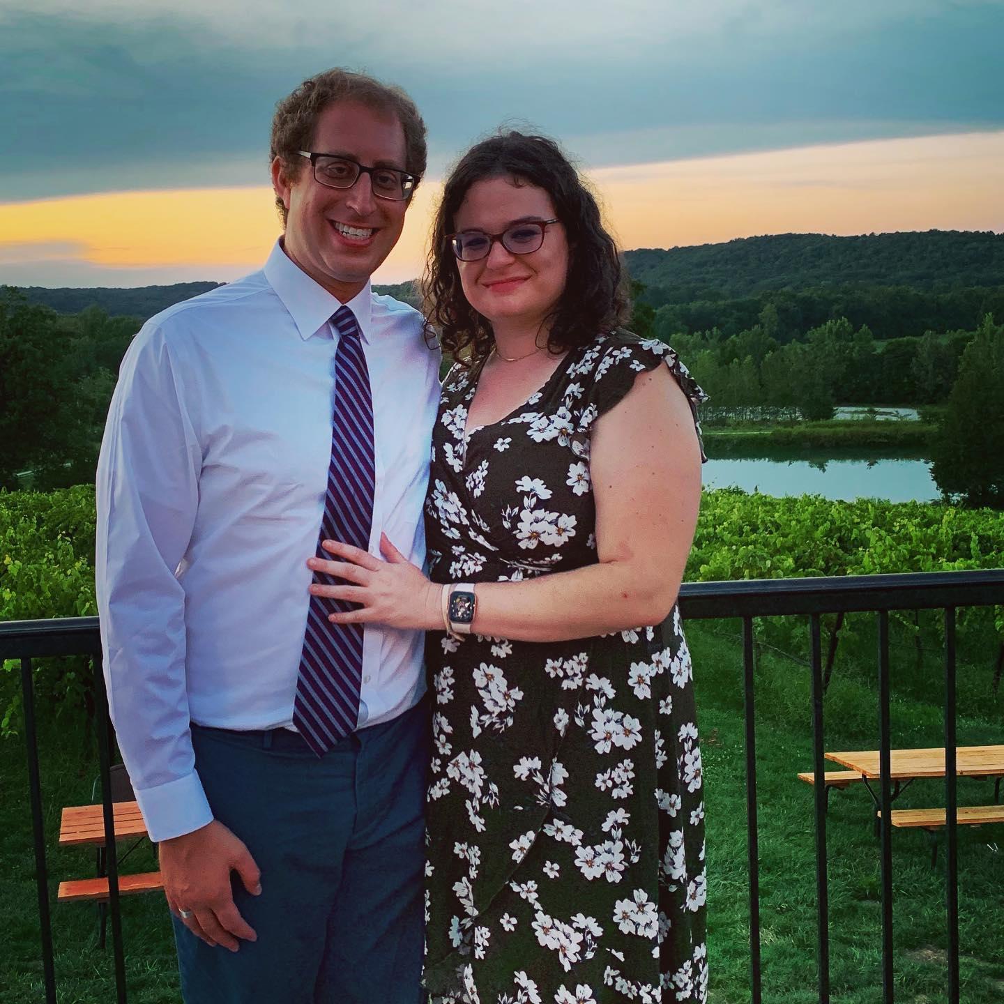 Our first wedding as a couple!
