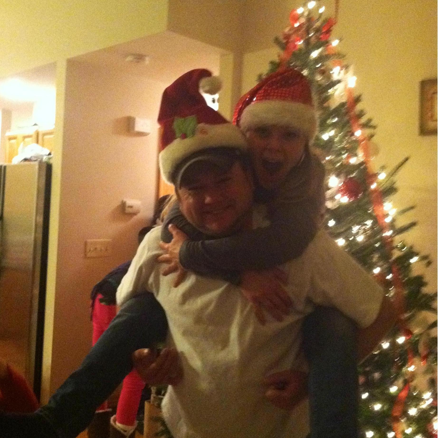 Christmas party fun at Cassie's