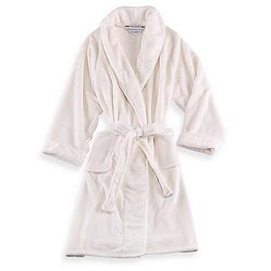 Wamsutta® Small/Medium Plush Robe in Ivory