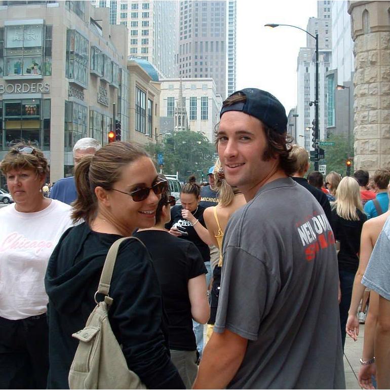 Possibly our first picture together, no one really knows. Cell phone cameras weren't a thing in 2006.
