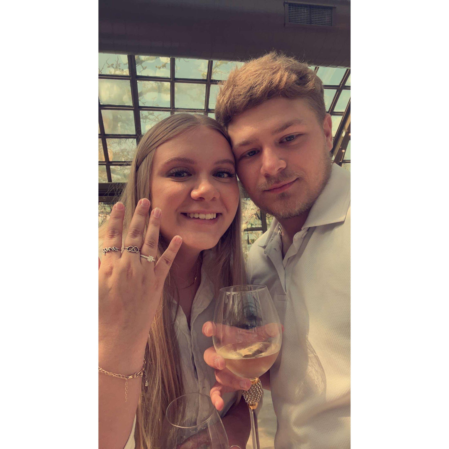 The day we got engaged!