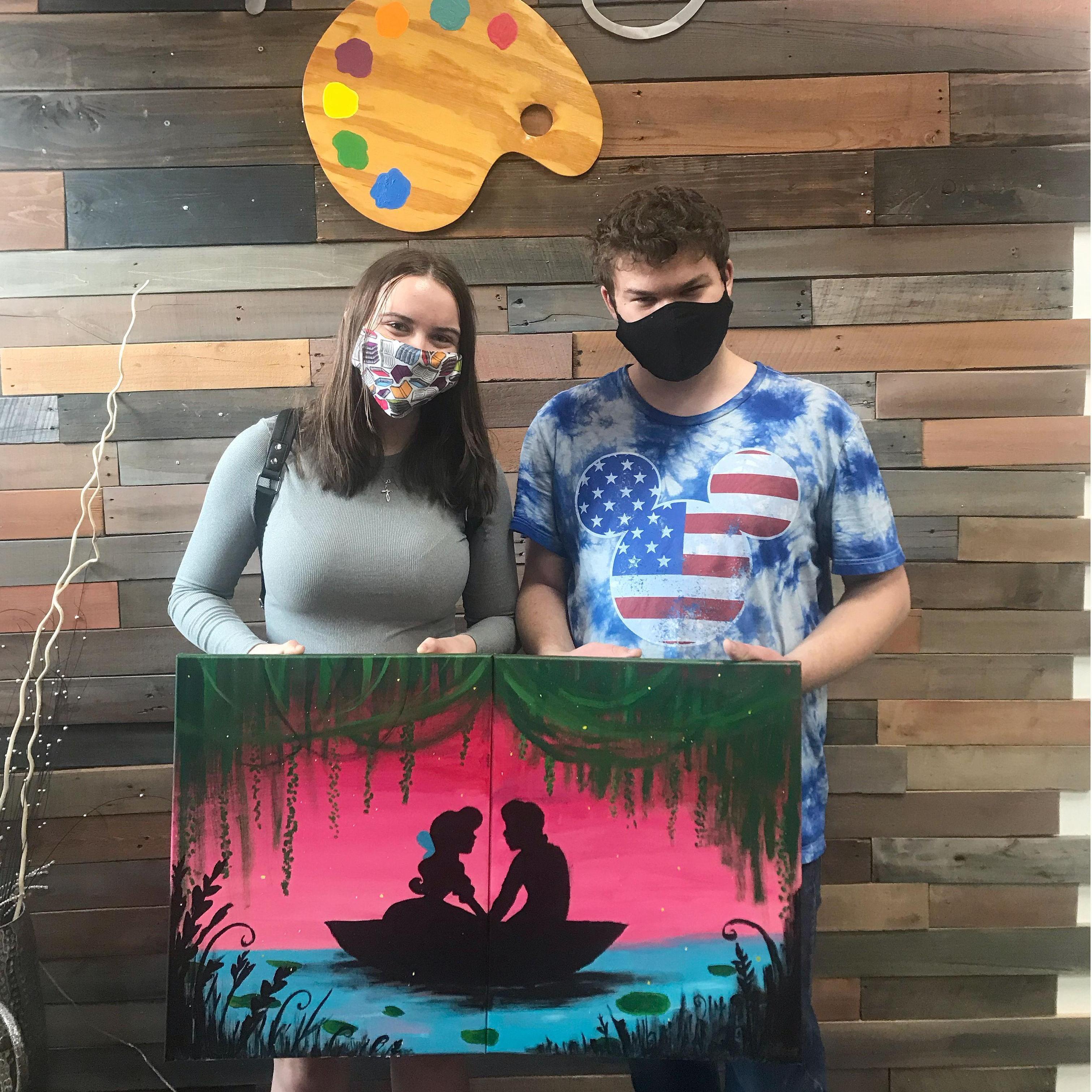 Painting together!