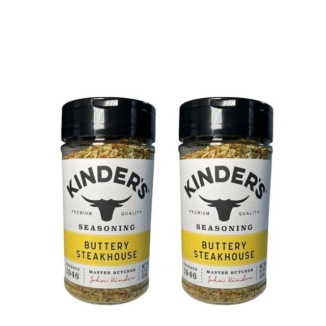 Kinders Buttery Steakhouse Seasoning, 9.5 Ounce, 2 Pack