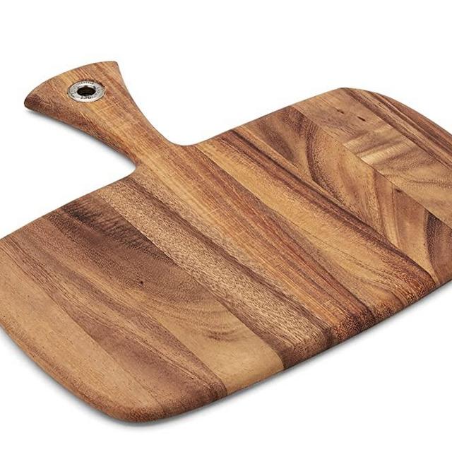 Ironwood Gourmet 28114 Small Rectangular Provencale Paddle Board, Acacia Wood