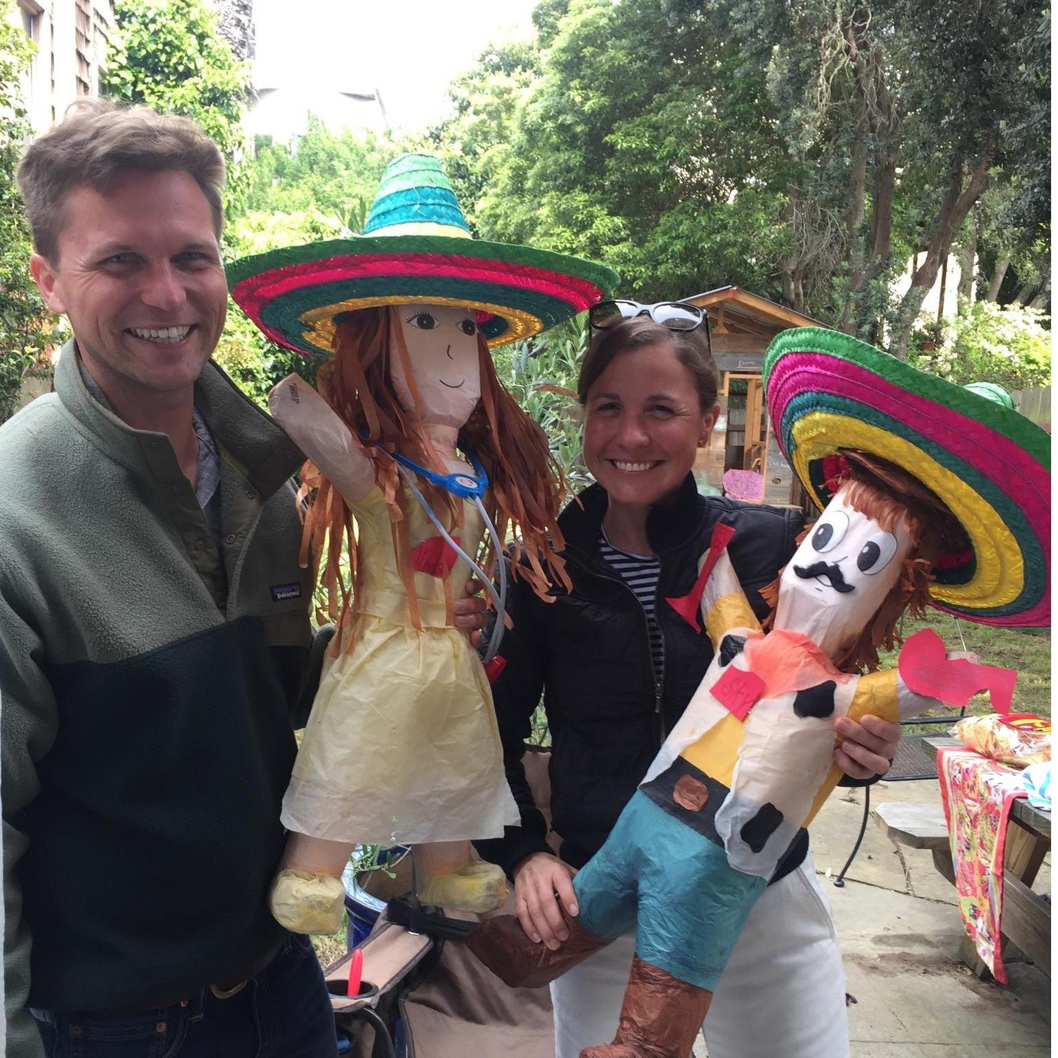 Every engagement BBQ needs pinatas