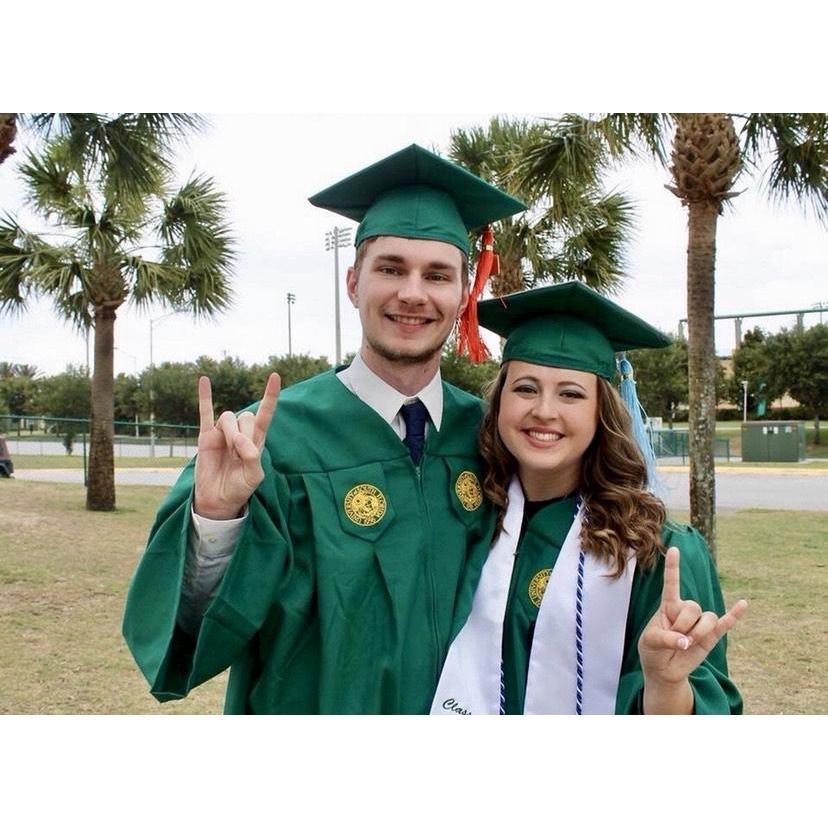 We graduated in the same ceremony from the University of South Florida, Spring 2018!