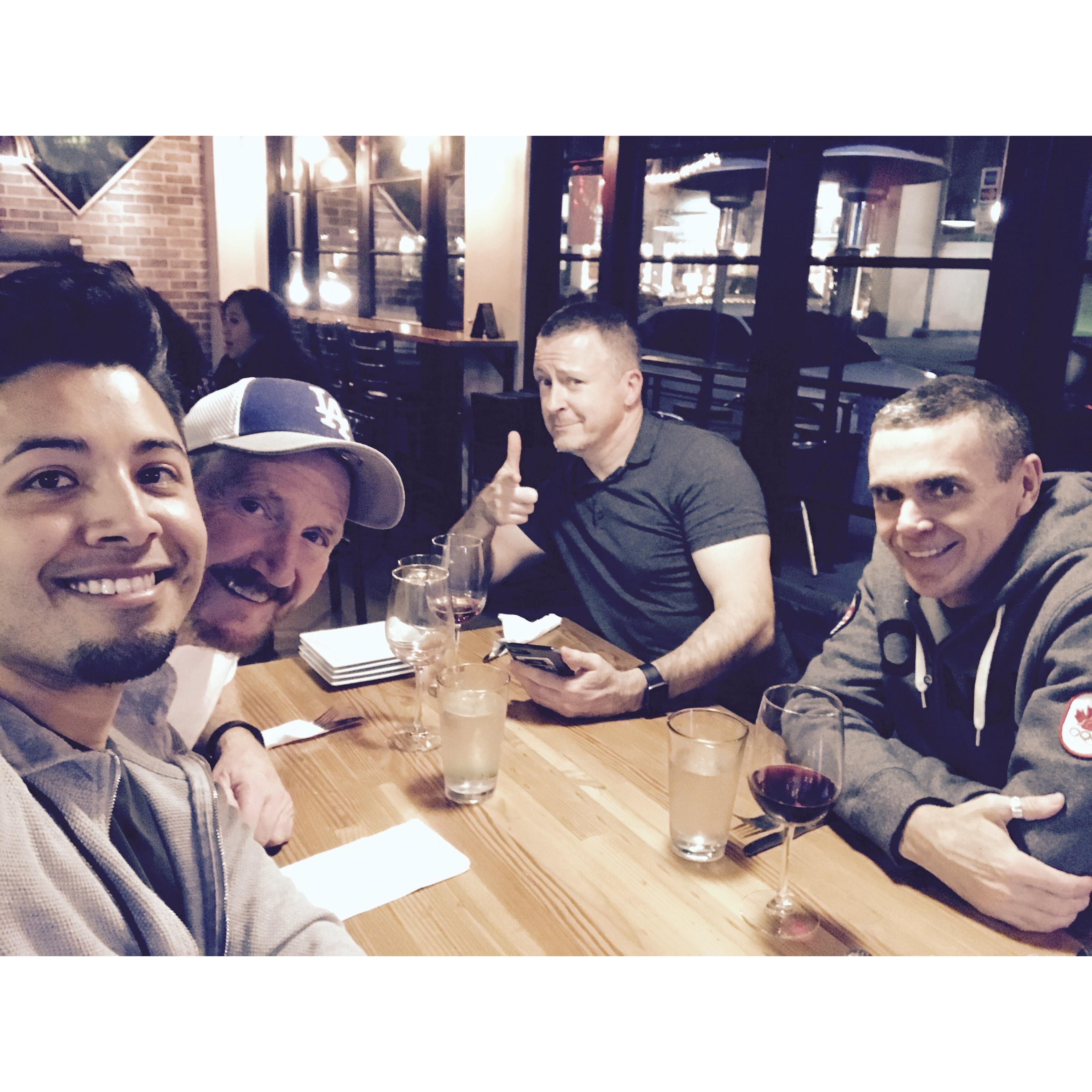 Typical Friday night with the boys!